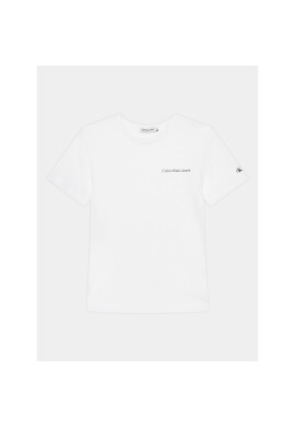 Calvin Klein Jeans Тишърт IU0IU00544 Бял Regular Fit - Pepit.bg