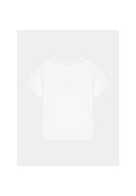 Calvin Klein Jeans Тишърт IU0IU00599 M Бял Regular Fit - Pepit.bg