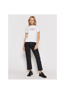 Calvin Klein Jeans Тишърт J20J215614 Бял Regular Fit - Pepit.bg