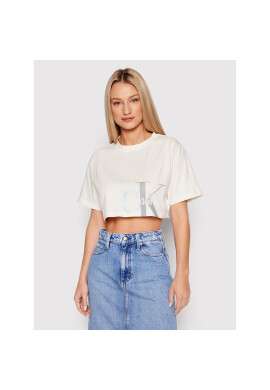 Calvin Klein Jeans Тишърт J20J217907 Жълт Oversize - Pepit.bg