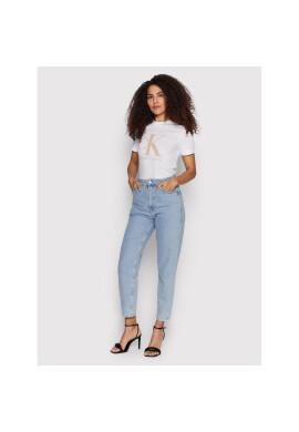 Calvin Klein Jeans Тишърт J20J218264 Бял Regular Fi - Pepit.bg