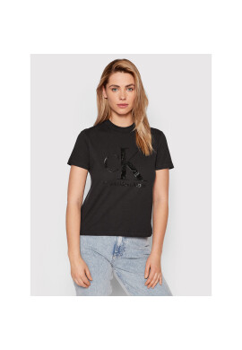 Calvin Klein Jeans Тишърт J20J218264 Черен Regular Fit - Pepit.bg
