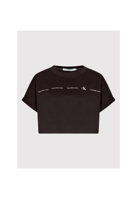 Calvin Klein Jeans Тишърт J20J218847 Черен Oversize - Pepit.bg