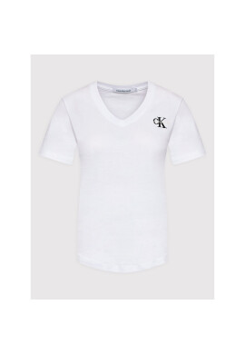 Calvin Klein Jeans Тишърт J20J219138 Бял Regular Fit - Pepit.bg
