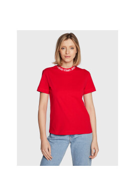 Calvin Klein Jeans Тишърт J20J219944 Червен Regular Fit - Pepit.bg