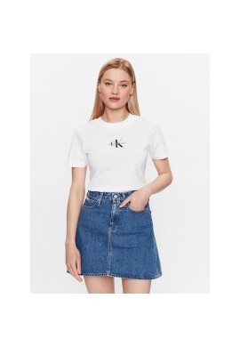 Calvin Klein Jeans Тишърт J20J221426 Бял Regular Fit - Pepit.bg