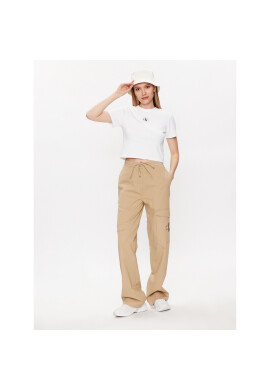 Calvin Klein Jeans Тишърт J20J221595 Бял Regular Fit - Pepit.bg