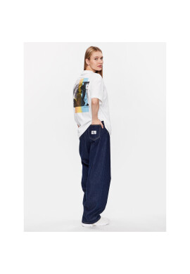 Calvin Klein Jeans Тишърт J20J221629 Бял Regular Fit - Pepit.bg
