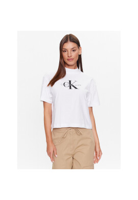 Calvin Klein Jeans Тишърт J20J222130 Бял Regular Fit - Pepit.bg