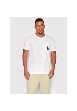 Calvin Klein Jeans Тишърт J30J320856 Бял Regular Fit - Pepit.bg