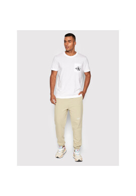 Calvin Klein Jeans Тишърт J30J320856 Бял Regular Fit - Pepit.bg