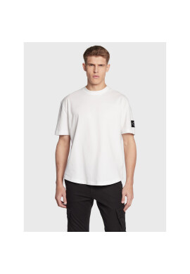 Calvin Klein Jeans Тишърт J30J321609 Бял Regular Fit - Pepit.bg