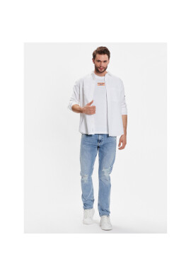 Calvin Klein Jeans Тишърт J30J322872 Бял Regular Fit - Pepit.bg