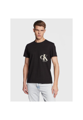 Calvin Klein Jeans Тишърт J30J322875 Черен Regular Fit - Pepit.bg