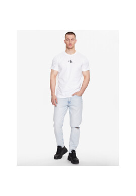 Calvin Klein Jeans Тишърт J30J323483 Бял Regular Fit - Pepit.bg