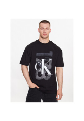 Calvin Klein Jeans Тишърт J30J324207 Черен Regular Fit - Pepit.bg