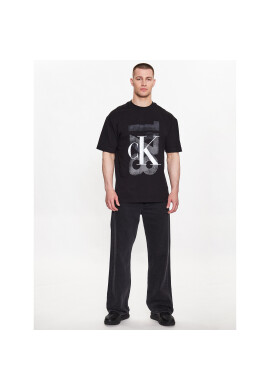 Calvin Klein Jeans Тишърт J30J324207 Черен Regular Fit - Pepit.bg