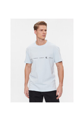 Calvin Klein Jeans Тишърт Logo Repeat J30J324668 Син Regular Fit - Pepit.bg