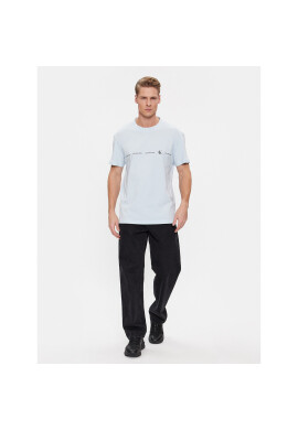 Calvin Klein Jeans Тишърт Logo Repeat J30J324668 Син Regular Fit - Pepit.bg