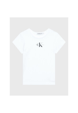 Calvin Klein Jeans Тишърт Micro Monogram IG0IG01470 Бял Regular Fit - Pepit.bg