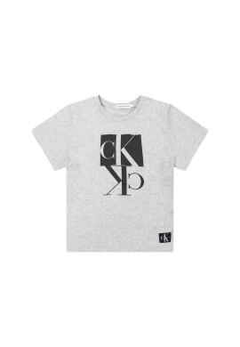 Calvin Klein Jeans Тишърт Mirror Monogram IB0IB00383 Сив Regular Fit - Pepit.bg