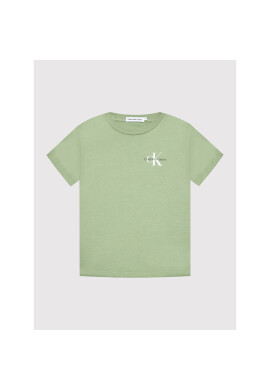 Calvin Klein Jeans Тишърт Monogram IB0IB01231 Зелен Regular Fit - Pepit.bg