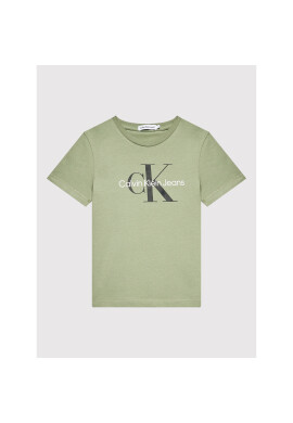 Calvin Klein Jeans Тишърт Monogram IU0IU00267 Зелен Regular Fit - Pepit.bg