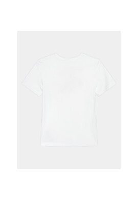 Calvin Klein Jeans Тишърт Monogram IU0IU00460 Бял Regular Fit - Pepit.bg