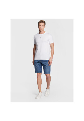 Calvin Klein Jeans Тишърт Monogram J30J322466 Бял Regular Fit - Pepit.bg