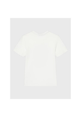 Calvin Klein Jeans Тишърт Monogram Logo IU0IU00267 Бял Regular Fit - Pepit.bg