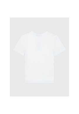 Calvin Klein Jeans Тишърт Repeat Inst. Logo IB0IB01569 Бял Regular Fit - Pepit.bg
