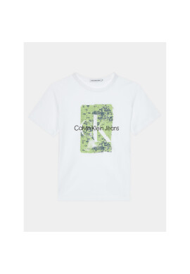 Calvin Klein Jeans Тишърт Second Skin IB0IB01971 Бял Regular Fit - Pepit.bg