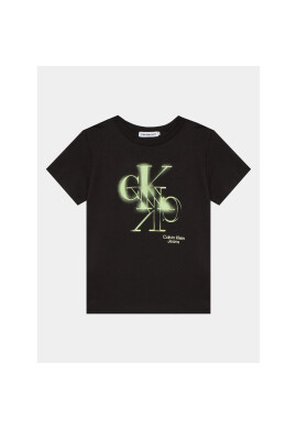 Calvin Klein Jeans Тишърт Spray IU0IU00546 Черен Regular Fit - Pepit.bg
