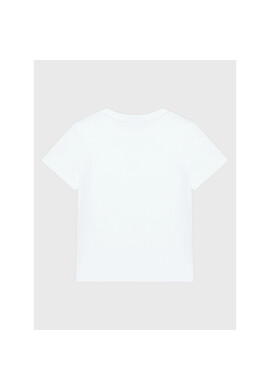 Calvin Klein Jeans Тишърт Stack Logo IB0IB01319 Бял Regular Fit - Pepit.bg