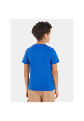 Calvin Klein Jeans Тишърт Stack Logo IB0IB01319 Син Regular Fit - Pepit.bg