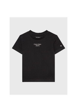 Calvin Klein Jeans Тишърт Stack Logo IN0IN00021 Черен Regular Fit - Pepit.bg