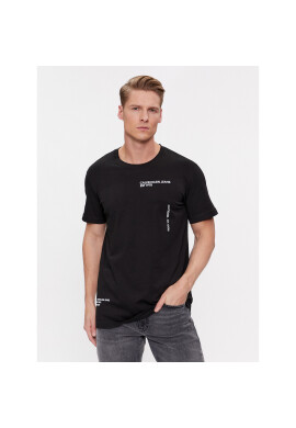 Calvin Klein Jeans Тишърт Text J30J325065 Черен Regular Fit - Pepit.bg