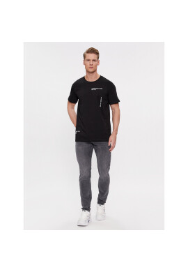 Calvin Klein Jeans Тишърт Text J30J325065 Черен Regular Fit - Pepit.bg