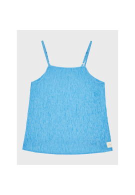 Calvin Klein Jeans топ Crinkle IG0IG01954 Син Regular Fit - Pepit.bg
