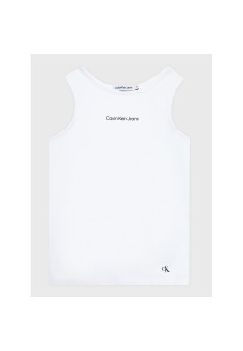 Calvin Klein Jeans топ Logo IG0IG01941 Бял Regular Fit - Pepit.bg