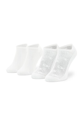 Calvin Klein Комплект 2 чифта къси чорапи дамски 701218917 Бял - Pepit.bg