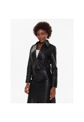Calvin Klein Кожено яке K20K205012 Черен Regular Fit - Pepit.bg