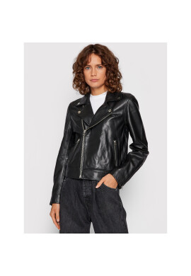 Calvin Klein Кожено яке Esssential Черен Regular Fit - Pepit.bg