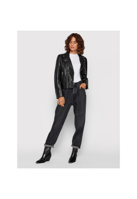 Calvin Klein Кожено яке Esssential Черен Regular Fit - Pepit.bg