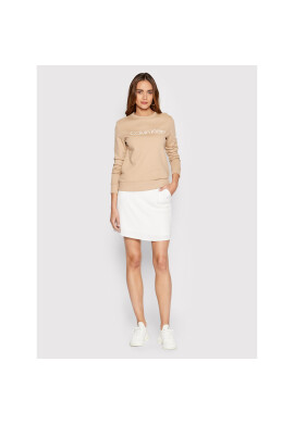 Calvin Klein Мини пола K20K203821 Бял Regular Fit - Pepit.bg