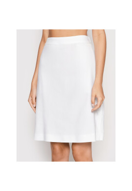 Calvin Klein Пола тип трапец Side Split K20K203836 Бял Regular Fit - Pepit.bg
