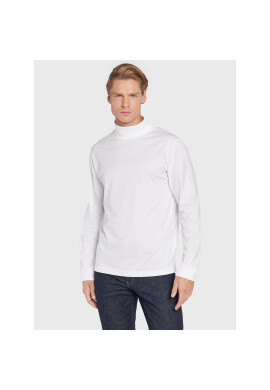 Calvin Klein Поло Smooth K10K110185 Бял Regular Fit - Pepit.bg