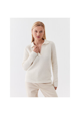 Calvin Klein Пуловер K20K205837 Екрю Regular Fit - Pepit.bg