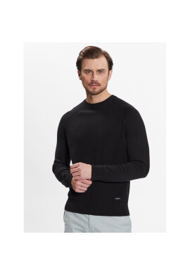 Calvin Klein Пуловер Structure Cn Sweater K10K111012 Черен Regular Fit - Pepit.bg