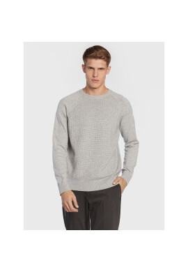 Calvin Klein Пуловер Structure K10K110412 Сив Regular Fit - Pepit.bg
